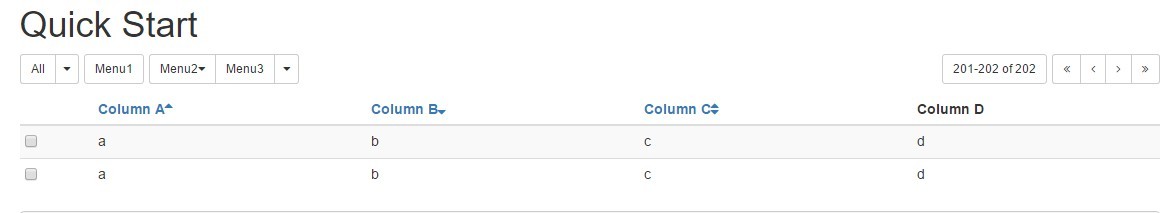 jQuery Bootstrap Semi-Auto Table